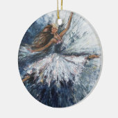 "Ze leapt" Art Ornament (Links)