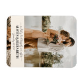 Ze leefden gelukkig na de bruiloft, bedankt voor j magneet (Horizontaal)