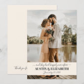 Ze leefden gelukkig tot in lengte van dagen na hun kaart (Voorkant / Achterkant)