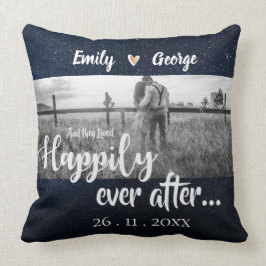 Ze leefden Happily Ever After Nachtelijke hemel br Kussen