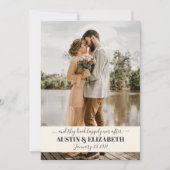 Ze leefden nog lang en gelukkig na hun trouwen dan kaart (Voorkant)