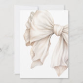 Ze legt de knoop in het witte boog Vrijgezellenfee Kaart (Achterkant)