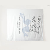 Ze legt de knoop vast | Bow Vrijgezellenfeest Acht Wandkleed (Voorkant (horizontaal))