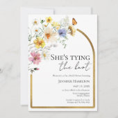 Ze legt de knoop vast | Vrijgezellenfeest van wild Kaart (Voorkant)