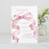 Ze legt het knoop Vrijgezellenfeest vast Kaart (Staand voorkant)