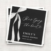 Ze legt het knoop Vrijgezellenfeest vast Servet