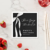 Ze legt het knoop Vrijgezellenfeest vast Servet (Insitu)