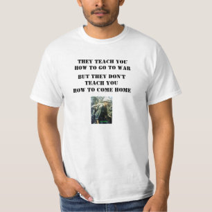 ZE LEREN JE HOE JE NAAR WAR GAAT T-SHIRT