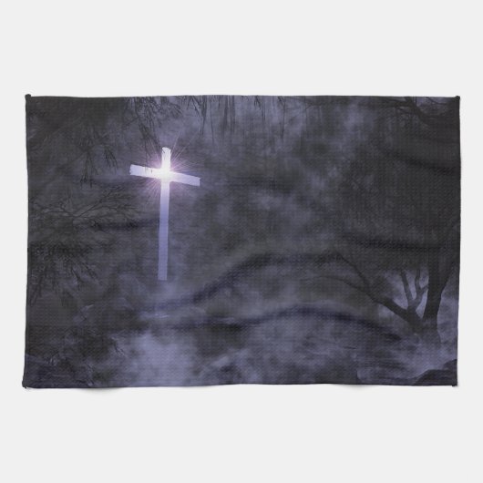 Ze licht is de keukenhanddoek (Horizontaal)