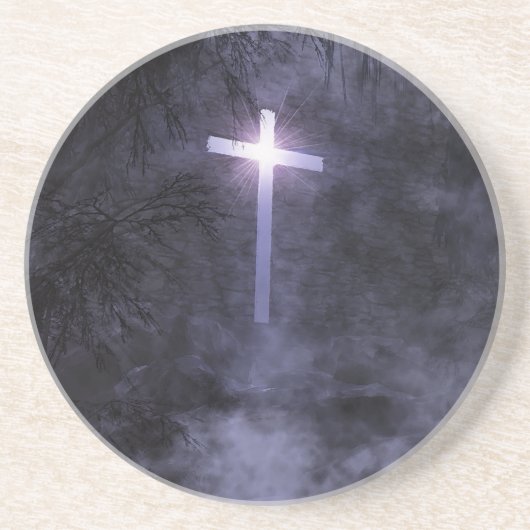 Ze licht is Onderzetter. Zandsteen Onderzetter (Voorkant)