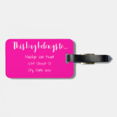 Ze lijken allemaal hetzelfde Bagagelabel (Achterkant horizontaal)