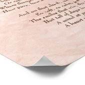 Ze loopt in Beauty Lord Byron Love Poem Poster (Hoek)