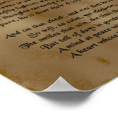 Ze loopt in Beauty, Lord Byron Poster (Hoek)