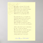 Ze loopt in het Poster Beauty (Voorkant)