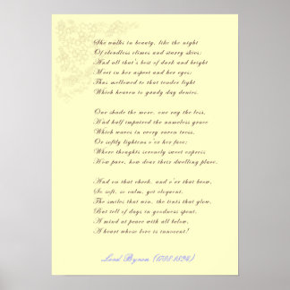 Ze loopt in het Poster Beauty