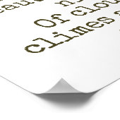 Ze loopt in schoonheid - Beauty Quote Poster (Hoek)