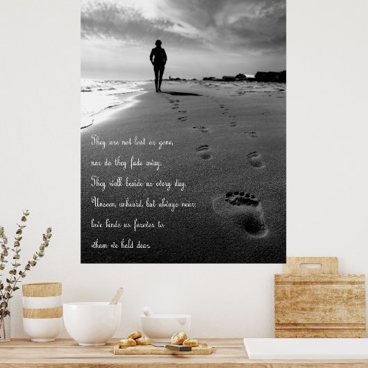 ZE LOPEN ELKE DAG NAAST ONS... POSTER (Keuken)