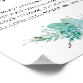 Ze lopen naast ons groen bruiloft gedenkteken poster (Hoek)