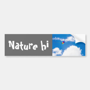 ze lopen op het land bumpersticker