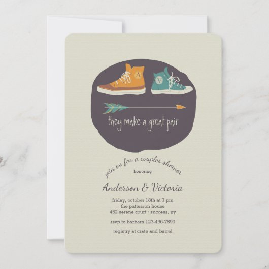 Ze maken een geweldige uitnodiging voor een paar d (Voorkant)