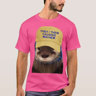 Ze maken er grappige ottergrapjes van t-shirt