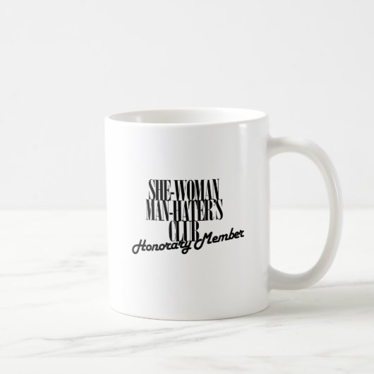 Ze Man Hater's Club Koffiemok (Rechts)