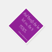 Ze moet klein zijn, ze is fel Shakespeare citaat Servetten (Hoek)