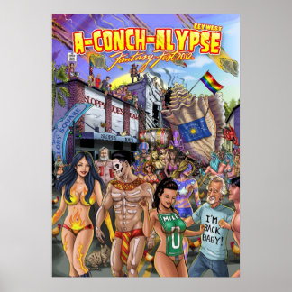 Ze neemt een belangrijke West Fantasy Fest op Poster