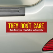 ZE. NIET. ZORGEN BUMPERSTICKER (Op auto)