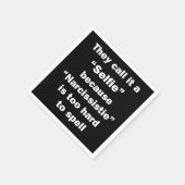 Ze noemen het een Selfie Servet (Hoek)