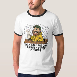 Ze noemen me 007 Grappig 0 happen Gevloerd Vissen T-shirt