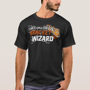 Ze noemen me de Bracket Wizard March Basketball T-shirt