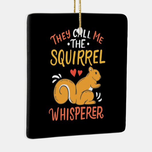 Ze noemen me de eekhoornfluiter keramisch ornament (Rechts)