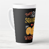 Ze noemen me de eekhoornfluiter latte mok (Linkerhoek)