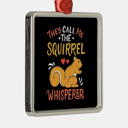 Ze noemen me de eekhoornfluiter metalen ornament (Rechts)