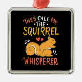 Ze noemen me de eekhoornfluiter metalen ornament (Voorkant)