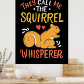 Ze noemen me de eekhoornfluiter poster (Keuken)