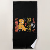 Ze noemen me de eekhoornfluiter strandlaken (Voorkant)