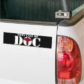 Ze noemen me dokter bumpersticker (Op Truck)