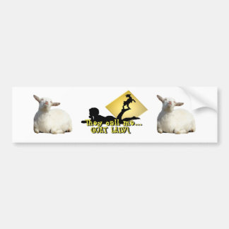 Ze noemen me een GOAT LADY! Bumpersticker