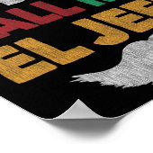 Ze noemen me El Jefe Fiesta Pet van de Mexicaanse Poster (Hoek)