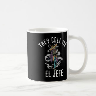 Ze noemen me El Jefe Mexicaanse Sombrero Cowboy Co Koffiemok