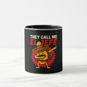 Ze noemen me El Jefe Taco Grappige baas Cinco de M Mok