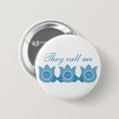 Ze noemen me mam Pset Tulips Button (blauw) (Voorkant /achterkant)