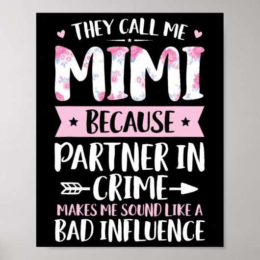Ze noemen me Mimi omdat de partner in de misdaad g Poster (Voorkant)