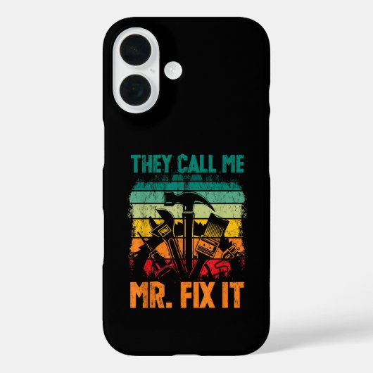Ze noemen me Mr Fix. Case-Mate iPhone Case (Achterkant)