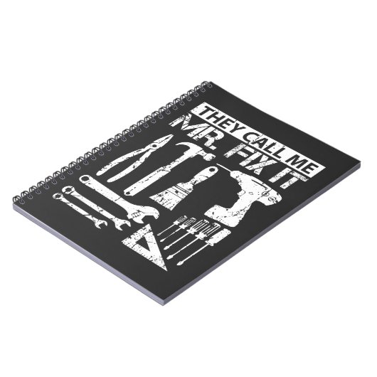 Ze noemen me Mr. Fix het grappige handyman vader v Notitieboek (Linkerzijde)