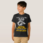 Ze noemen me papa omdat Partner in Crime Papa T-shirt (Voorkant volledig)