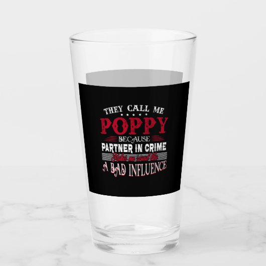 Ze noemen me papaver omdat de partner in misdaad glas (Voorkant)