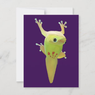 Ze noemen me plakkerige tenen! DAG GECKO Briefkaart